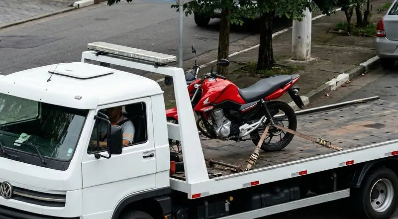 Reboque de moto em Cuiabá – guincho especializado para motocicletas